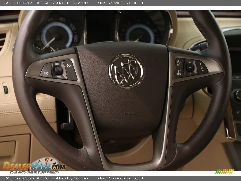 2012 Buick LaCrosse FWD Gold Mist Metallic / Cashmere Photo #7