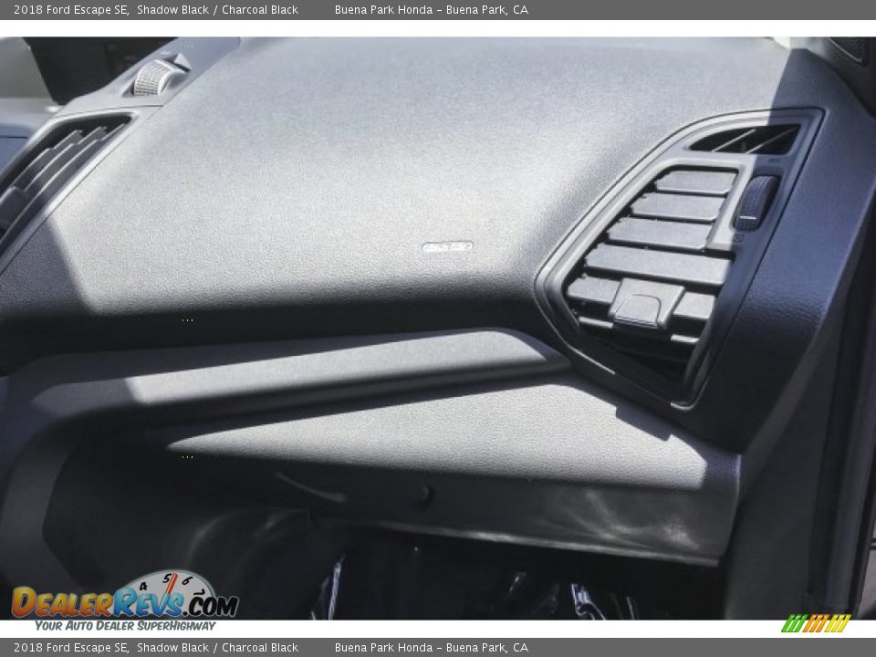2018 Ford Escape SE Shadow Black / Charcoal Black Photo #27