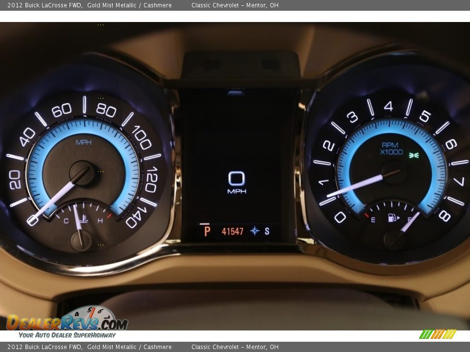 2012 Buick LaCrosse FWD Gold Mist Metallic / Cashmere Photo #8