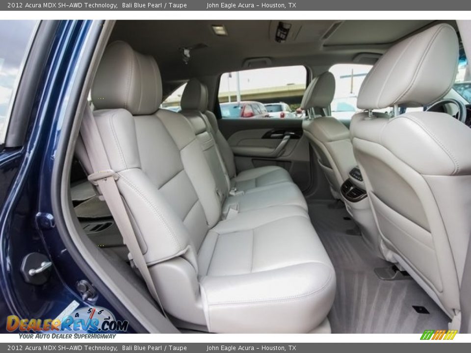 2012 Acura MDX SH-AWD Technology Bali Blue Pearl / Taupe Photo #26