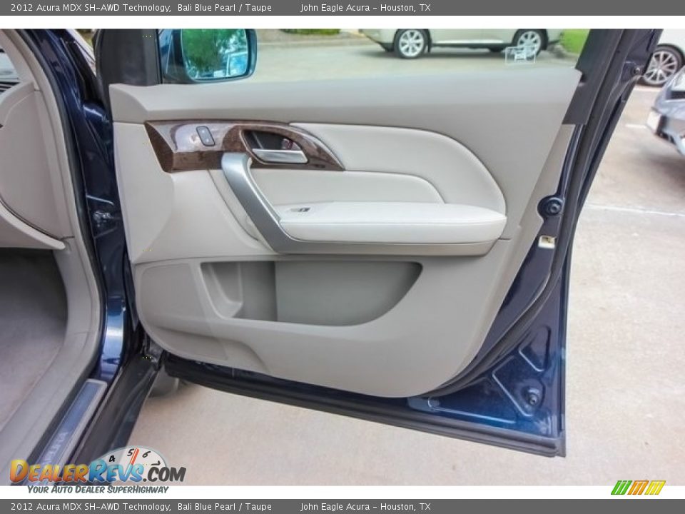 2012 Acura MDX SH-AWD Technology Bali Blue Pearl / Taupe Photo #27