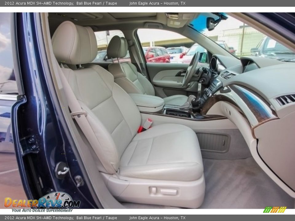 2012 Acura MDX SH-AWD Technology Bali Blue Pearl / Taupe Photo #28