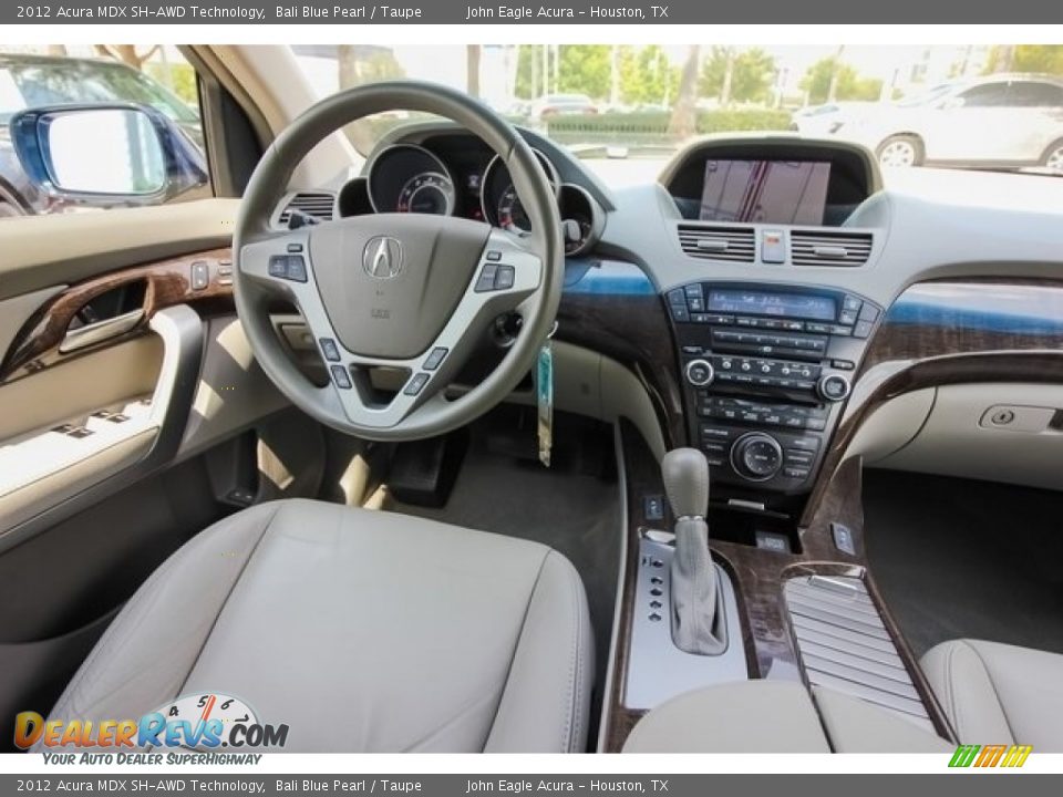2012 Acura MDX SH-AWD Technology Bali Blue Pearl / Taupe Photo #30