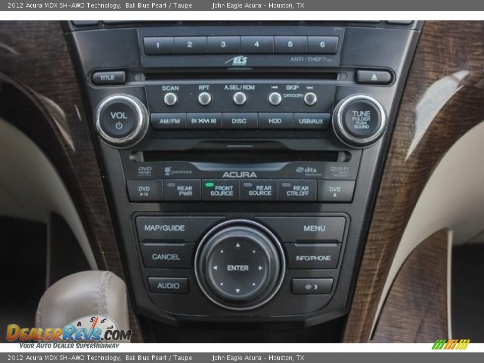 2012 Acura MDX SH-AWD Technology Bali Blue Pearl / Taupe Photo #34