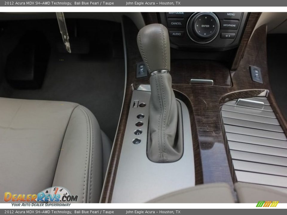 2012 Acura MDX SH-AWD Technology Bali Blue Pearl / Taupe Photo #35