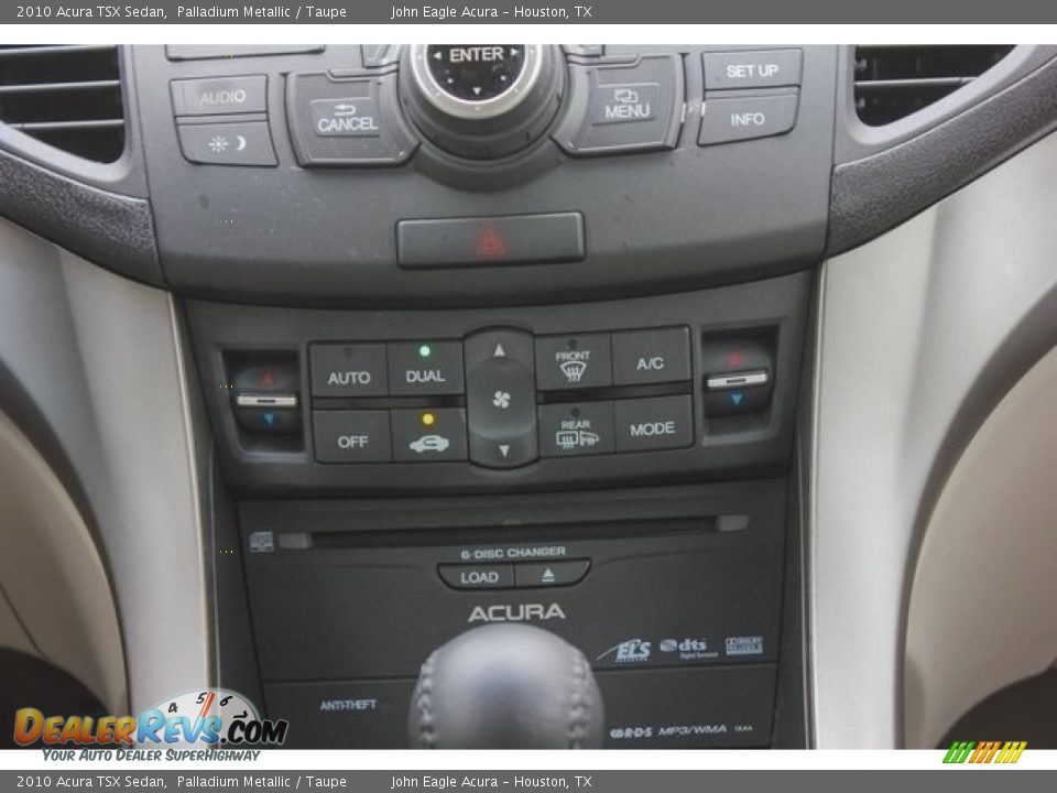 2010 Acura TSX Sedan Palladium Metallic / Taupe Photo #32