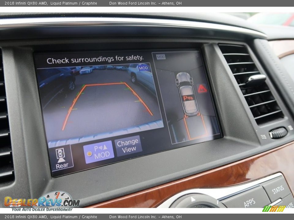 2018 Infiniti QX80 AWD Liquid Platinum / Graphite Photo #3