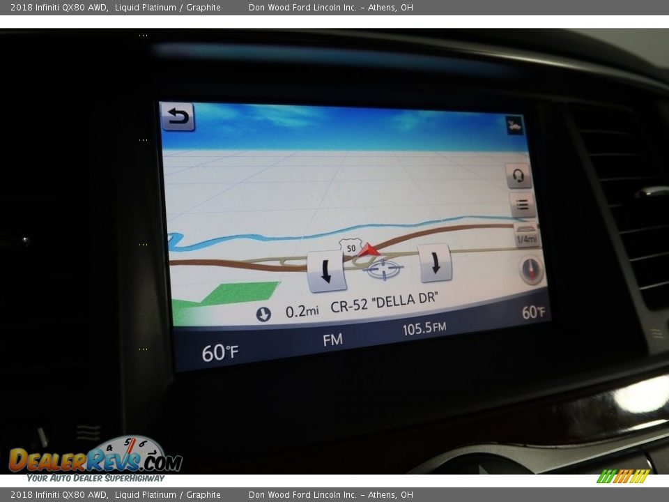 2018 Infiniti QX80 AWD Liquid Platinum / Graphite Photo #4
