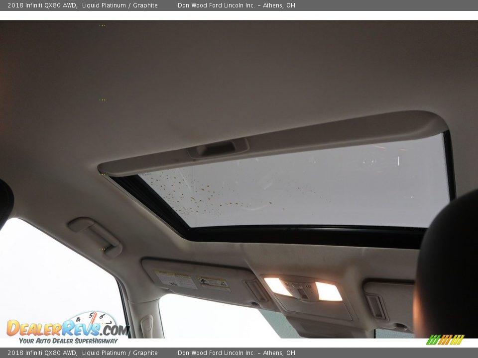 2018 Infiniti QX80 AWD Liquid Platinum / Graphite Photo #5