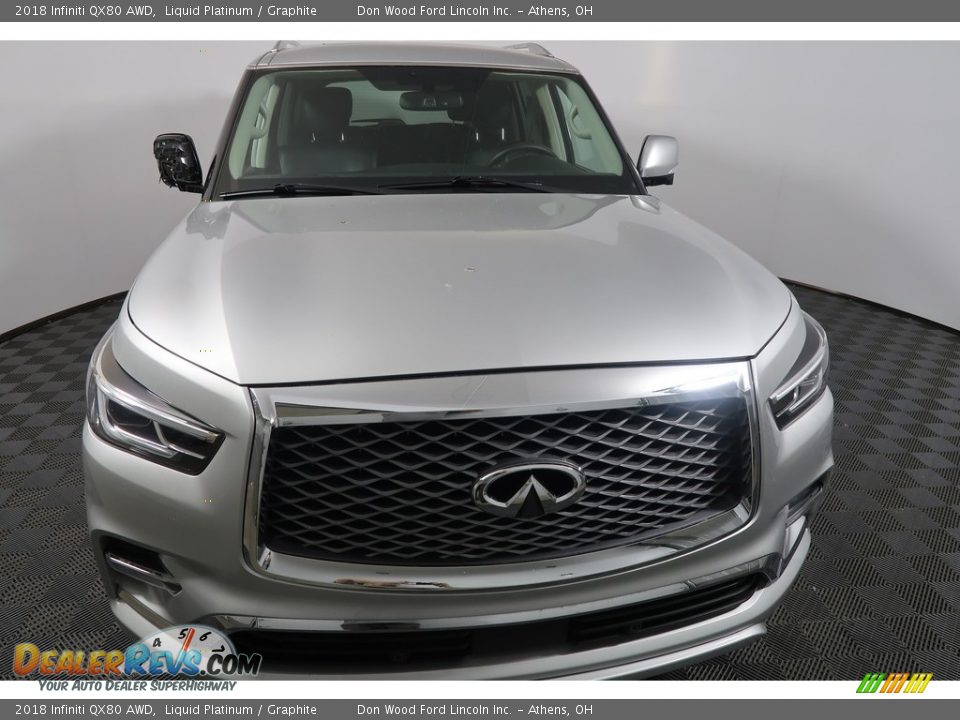 2018 Infiniti QX80 AWD Liquid Platinum / Graphite Photo #8