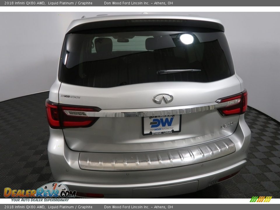 2018 Infiniti QX80 AWD Liquid Platinum / Graphite Photo #13
