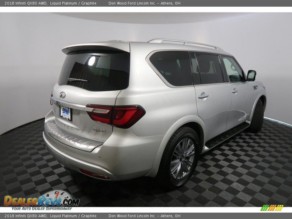 2018 Infiniti QX80 AWD Liquid Platinum / Graphite Photo #14