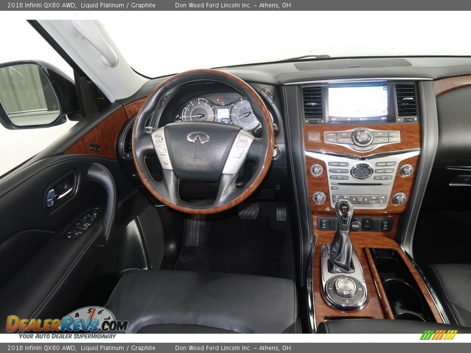 2018 Infiniti QX80 AWD Liquid Platinum / Graphite Photo #16