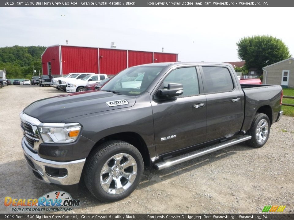 2019 Ram 1500 Big Horn Crew Cab 4x4 Granite Crystal Metallic / Black Photo #1