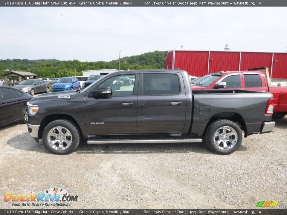 2019 Ram 1500 Big Horn Crew Cab 4x4 Granite Crystal Metallic / Black Photo #2