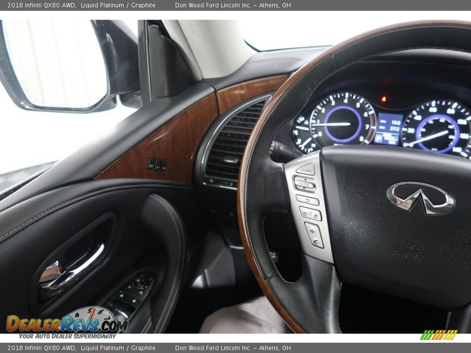 2018 Infiniti QX80 AWD Liquid Platinum / Graphite Photo #18