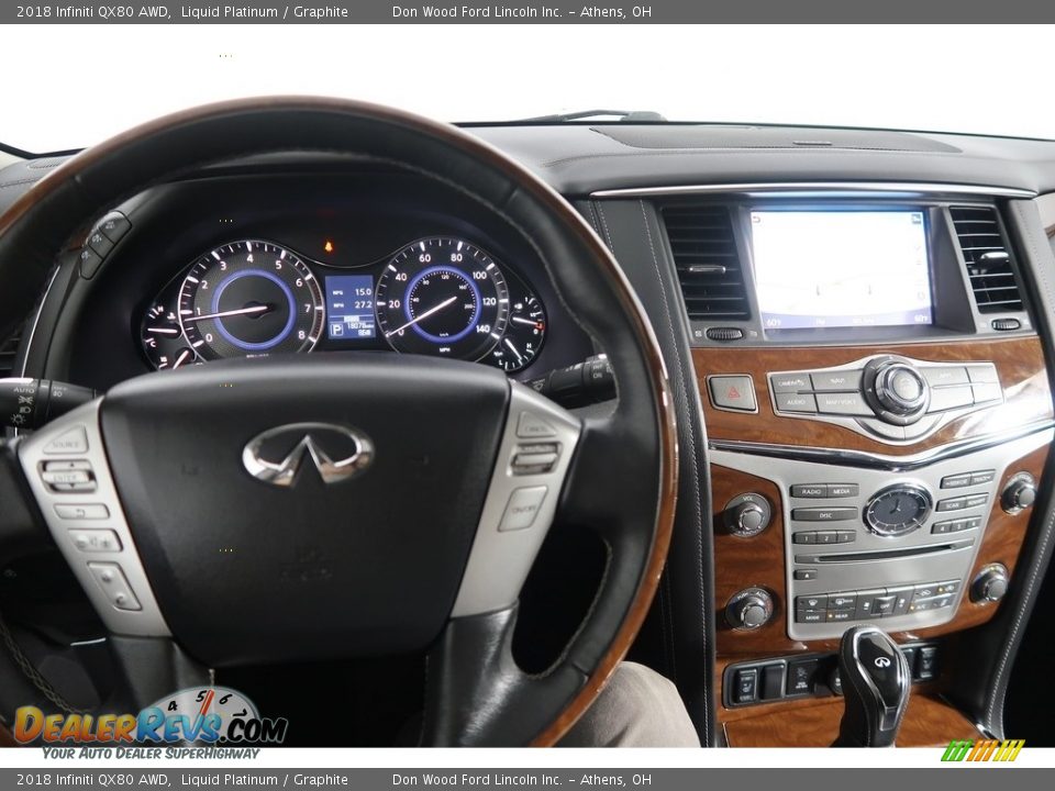2018 Infiniti QX80 AWD Liquid Platinum / Graphite Photo #20