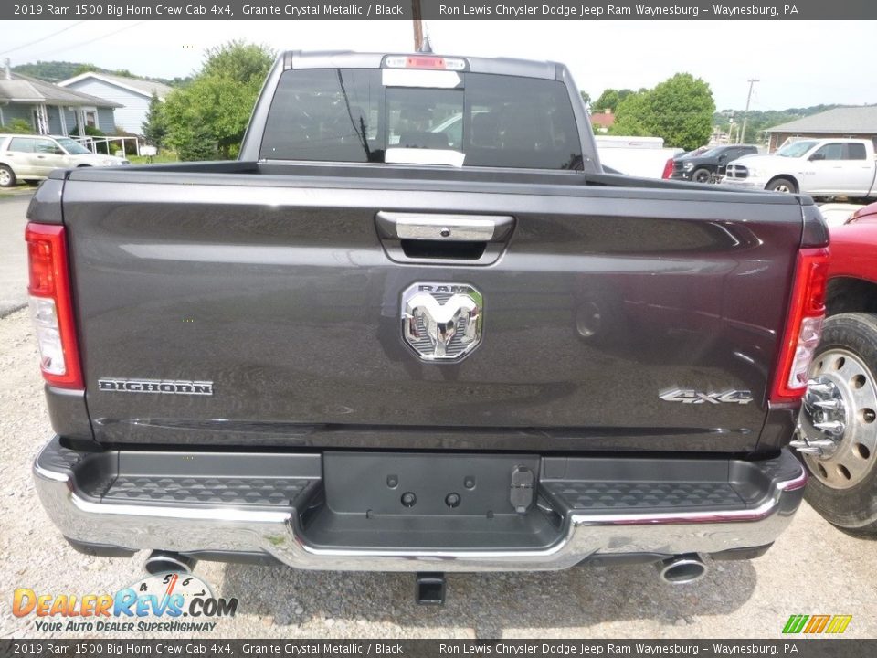 2019 Ram 1500 Big Horn Crew Cab 4x4 Granite Crystal Metallic / Black Photo #4