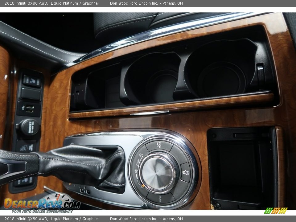 2018 Infiniti QX80 AWD Liquid Platinum / Graphite Photo #25