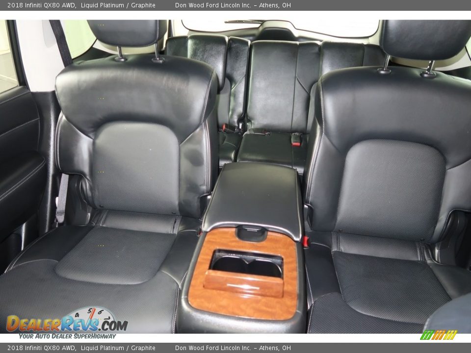 2018 Infiniti QX80 AWD Liquid Platinum / Graphite Photo #26