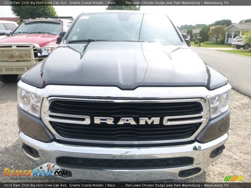 2019 Ram 1500 Big Horn Crew Cab 4x4 Granite Crystal Metallic / Black Photo #7