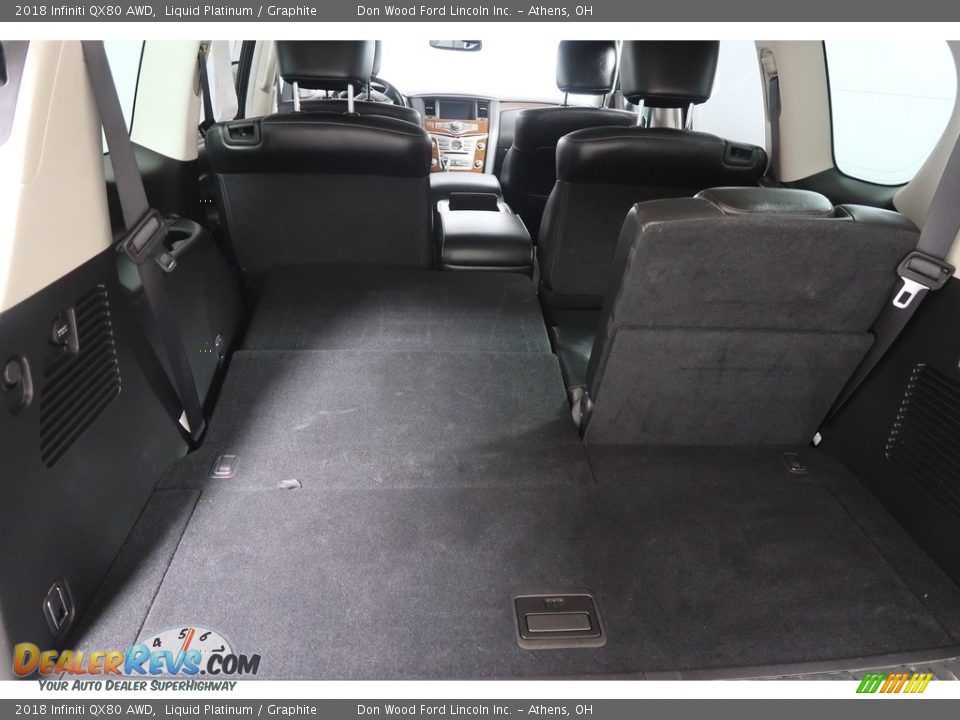 2018 Infiniti QX80 AWD Liquid Platinum / Graphite Photo #34