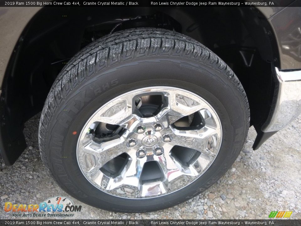 2019 Ram 1500 Big Horn Crew Cab 4x4 Granite Crystal Metallic / Black Photo #8