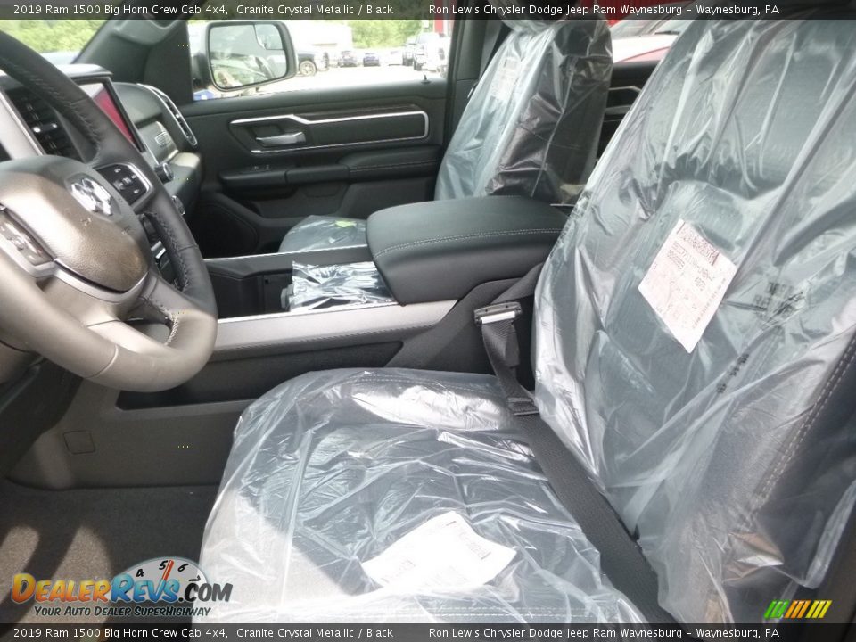 2019 Ram 1500 Big Horn Crew Cab 4x4 Granite Crystal Metallic / Black Photo #12