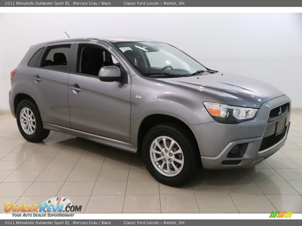 2011 Mitsubishi Outlander Sport ES Mercury Gray / Black Photo #1