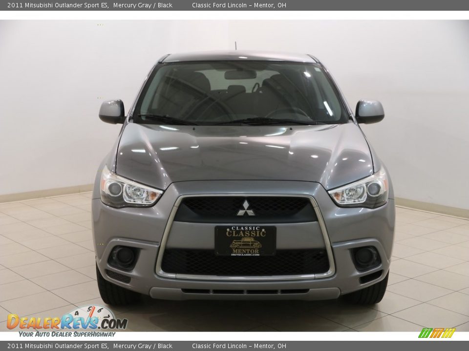 2011 Mitsubishi Outlander Sport ES Mercury Gray / Black Photo #2