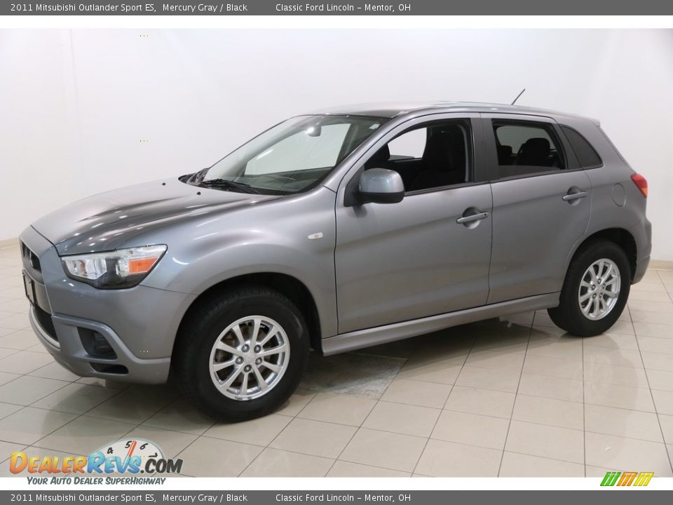 2011 Mitsubishi Outlander Sport ES Mercury Gray / Black Photo #3