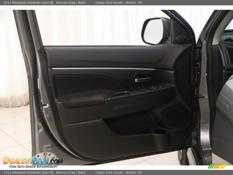 2011 Mitsubishi Outlander Sport ES Mercury Gray / Black Photo #4
