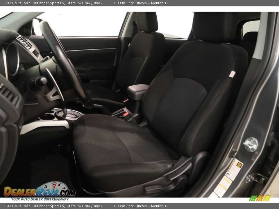 2011 Mitsubishi Outlander Sport ES Mercury Gray / Black Photo #5