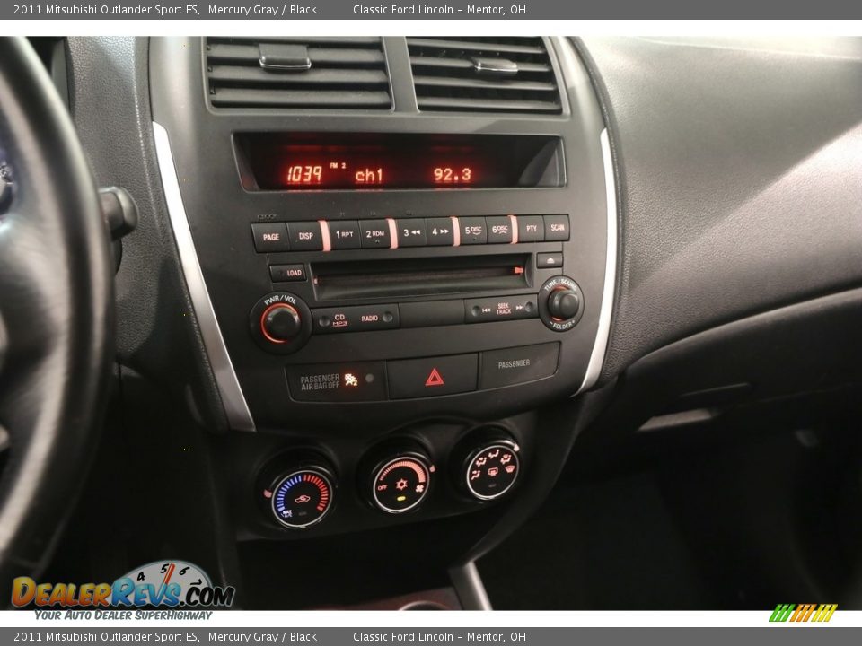 2011 Mitsubishi Outlander Sport ES Mercury Gray / Black Photo #8