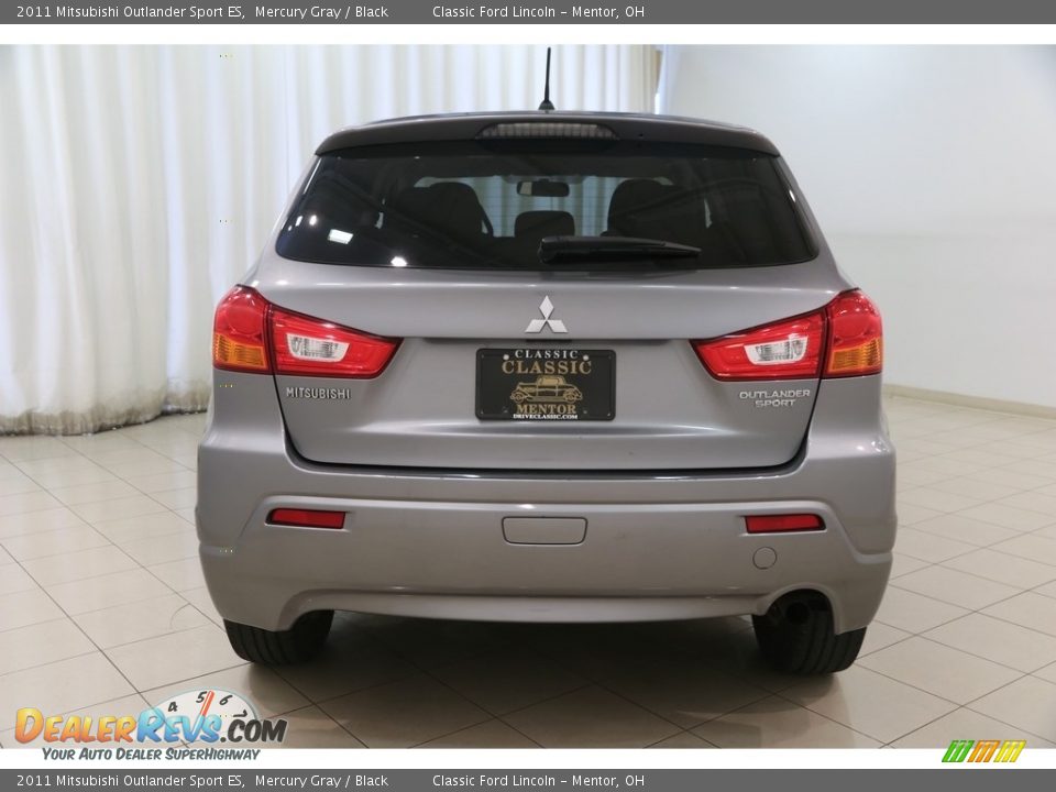 2011 Mitsubishi Outlander Sport ES Mercury Gray / Black Photo #14