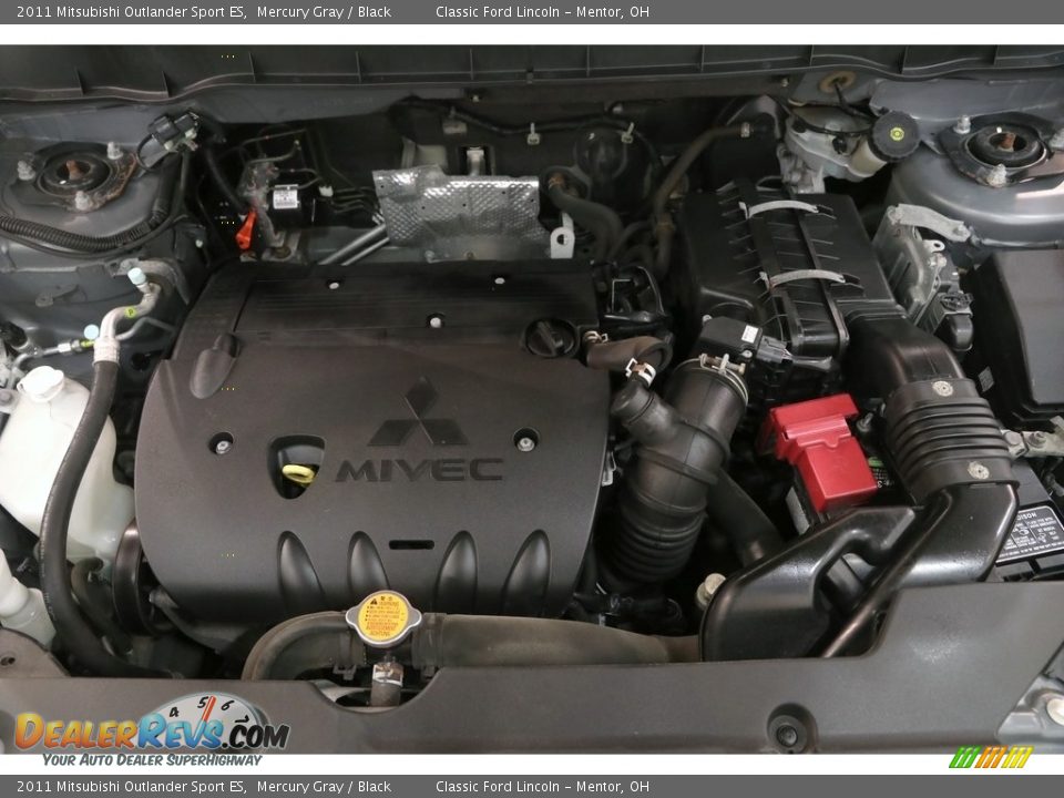2011 Mitsubishi Outlander Sport ES Mercury Gray / Black Photo #15