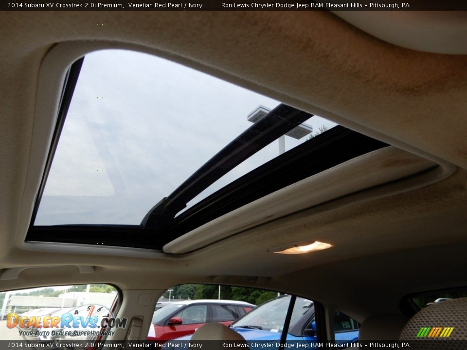 2014 Subaru XV Crosstrek 2.0i Premium Venetian Red Pearl / Ivory Photo #17
