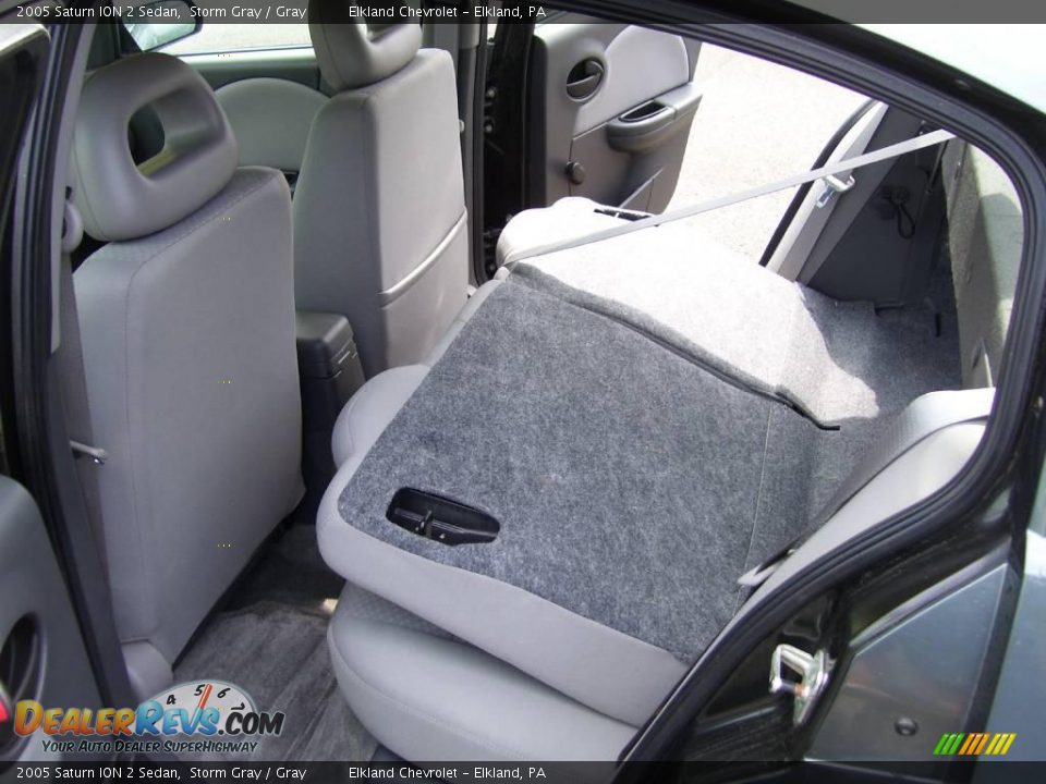 2005 Saturn ION 2 Sedan Storm Gray / Gray Photo #13