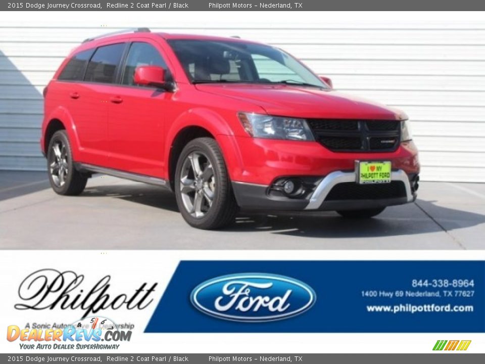 2015 Dodge Journey Crossroad Redline 2 Coat Pearl / Black Photo #1