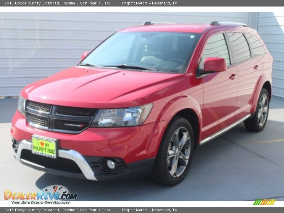 2015 Dodge Journey Crossroad Redline 2 Coat Pearl / Black Photo #3
