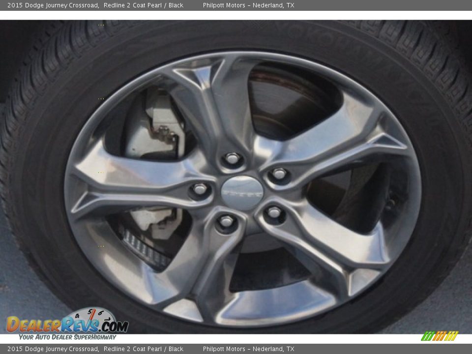 2015 Dodge Journey Crossroad Redline 2 Coat Pearl / Black Photo #5
