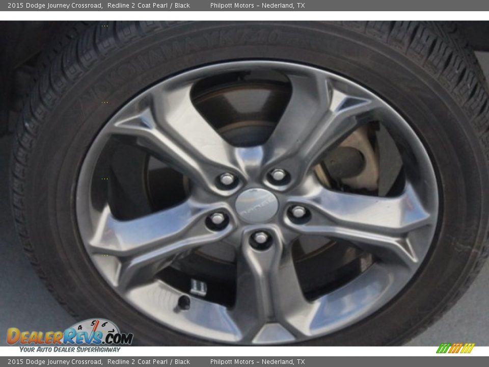 2015 Dodge Journey Crossroad Redline 2 Coat Pearl / Black Photo #6