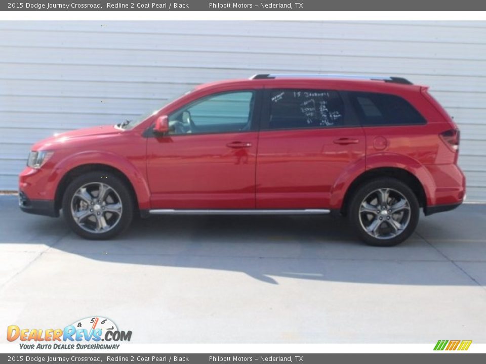 2015 Dodge Journey Crossroad Redline 2 Coat Pearl / Black Photo #7