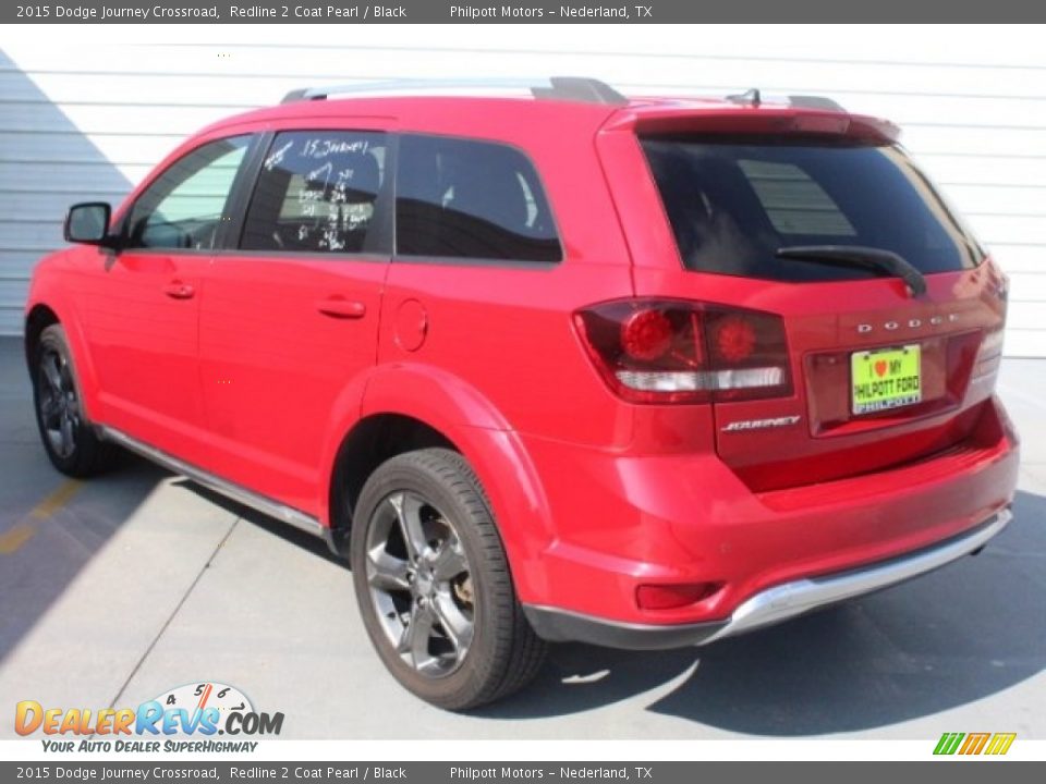 2015 Dodge Journey Crossroad Redline 2 Coat Pearl / Black Photo #8