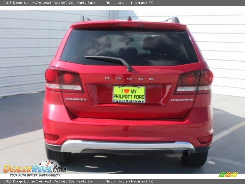 2015 Dodge Journey Crossroad Redline 2 Coat Pearl / Black Photo #9