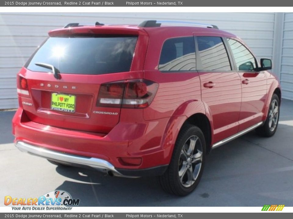 2015 Dodge Journey Crossroad Redline 2 Coat Pearl / Black Photo #10