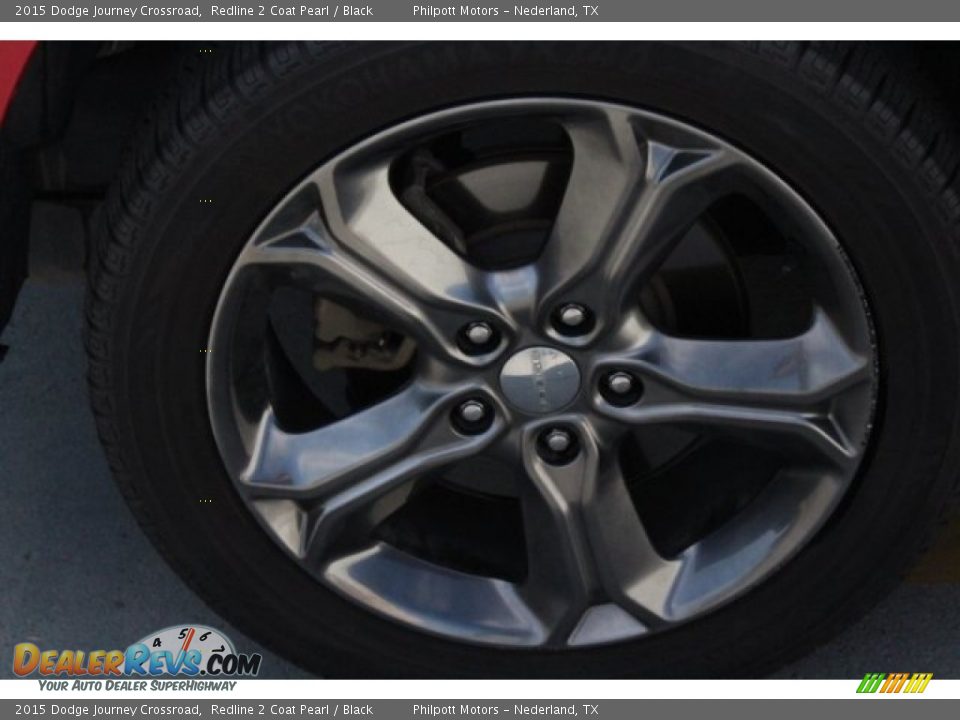 2015 Dodge Journey Crossroad Redline 2 Coat Pearl / Black Photo #12