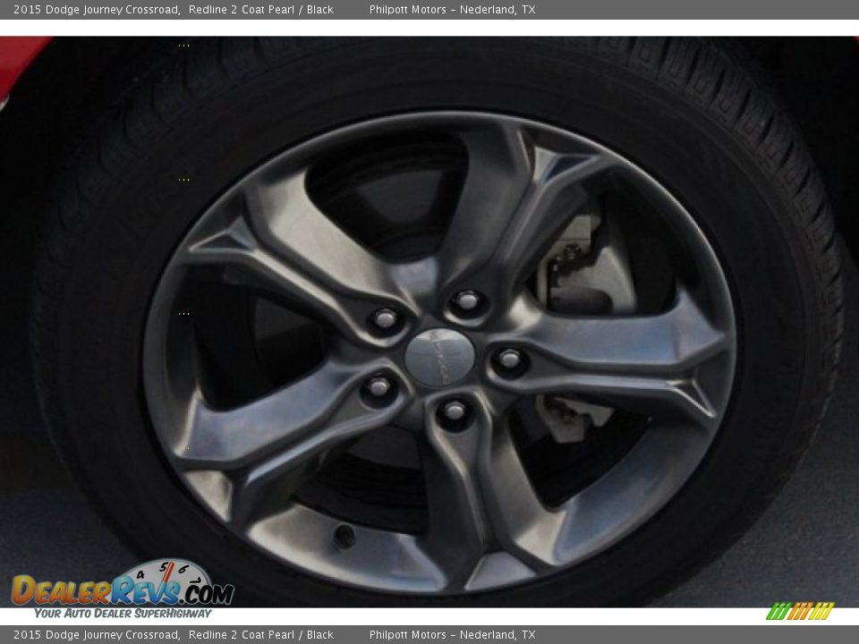 2015 Dodge Journey Crossroad Redline 2 Coat Pearl / Black Photo #13