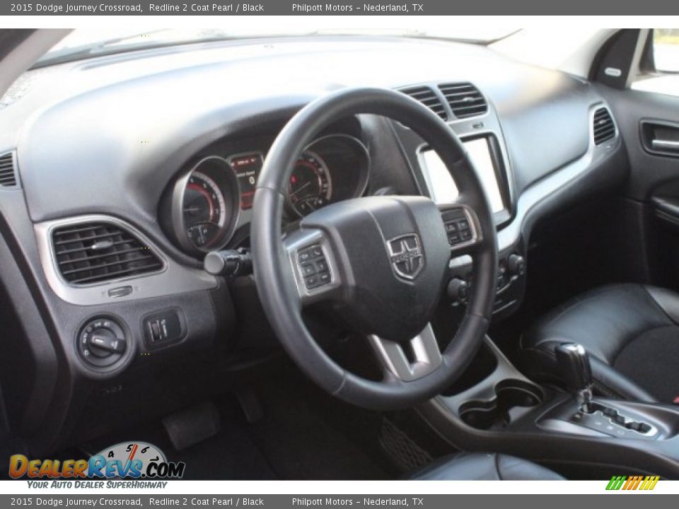 2015 Dodge Journey Crossroad Redline 2 Coat Pearl / Black Photo #15