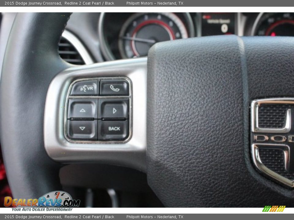 2015 Dodge Journey Crossroad Redline 2 Coat Pearl / Black Photo #21